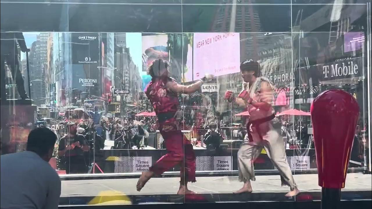 Street fighter in Times Square! #nyc #streetfighter #streetfightermovie #timessquare #2026