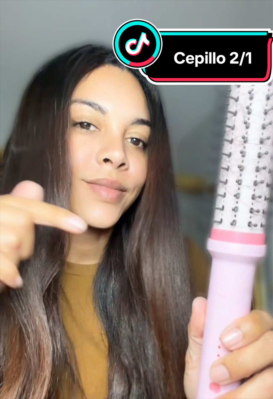😱😍Este cepillo combina calor y aire para que puedas estilizar tu cabello de manera profesional en casa!! #tiktoksho...