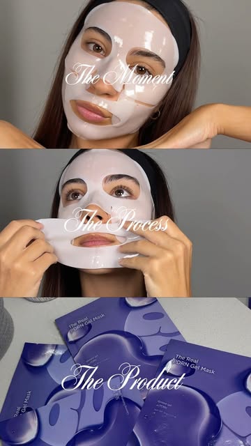 @holikaholika_global A little self-care moment with the Holika Holika PDRN Gel Mask 🤍✨ Taking a moment to slow down...