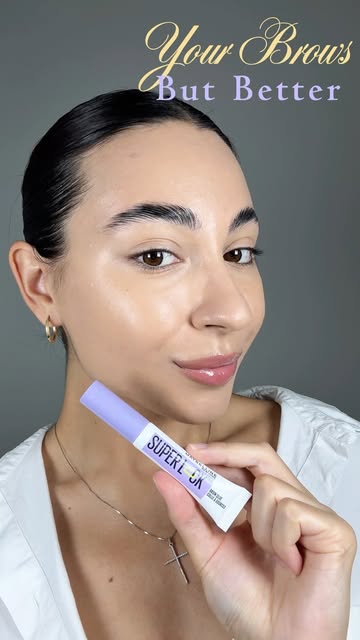 Brows that stay in place all day? 🤎✨ Maybelline Super Lock Brow Glue is my go-to for lifted, defined brows and a lon...