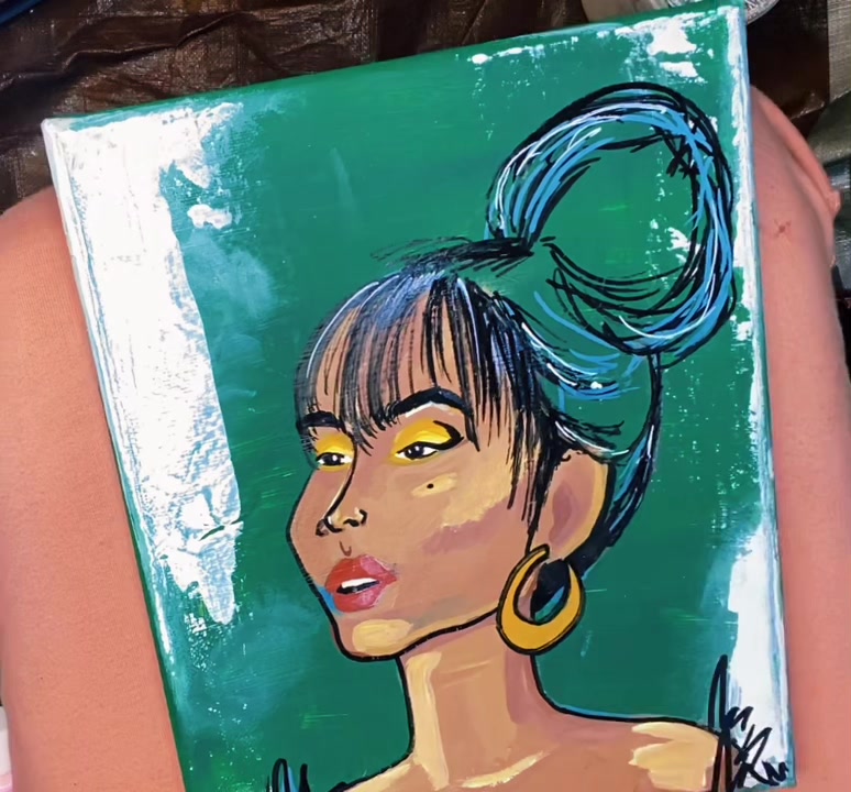 Speed painting #36SecondsOfLightWork #ShowYourGlow #art #viral #artistsoftiktok #artwork #crafty #explore