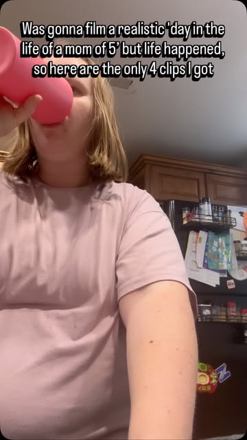 I was wanting to show my day as a mom of 5, but I made it through exactly 4 clips before I completely ran out of time...
