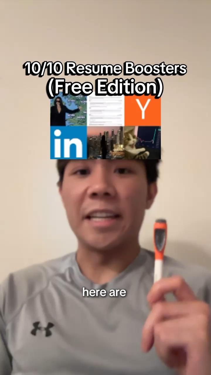 10/10 Resume Boosters