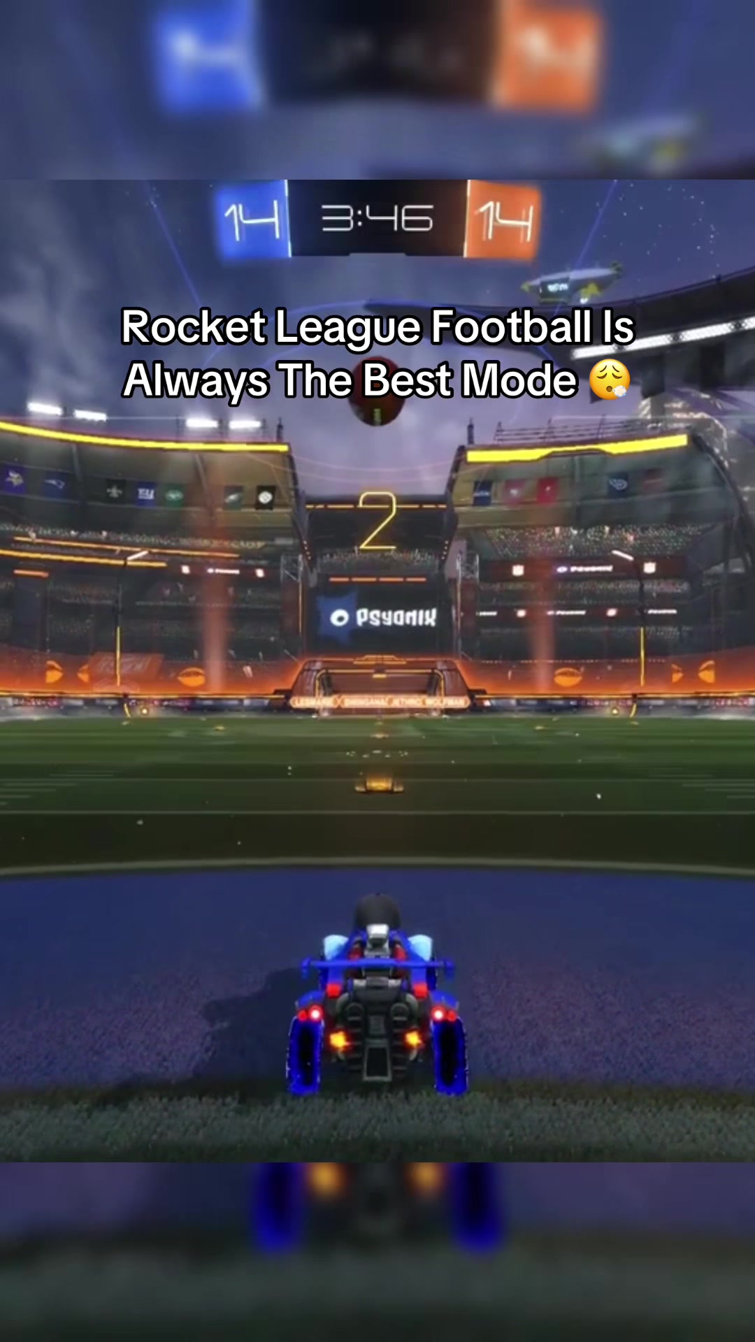 The football mode has always been the best part of rocket league #funnygamingclips #rocketleague #videogames