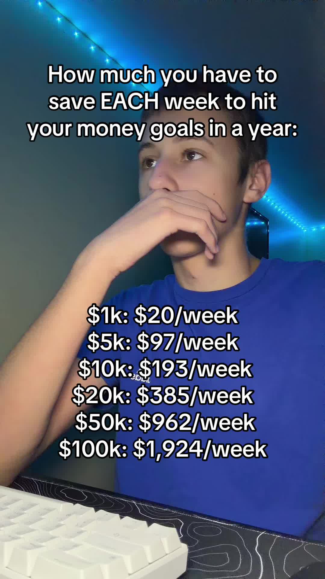 It’s that easy, start saving 🙏 #motivation #accountability #dialedin #lockedin