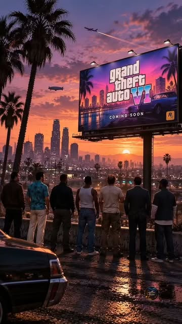“Years passed. Legends stayed. Now the wait begins again… 🌴🌅” #GTA6 #GTAVI #GTA #LosSantos #GamingNostalgia