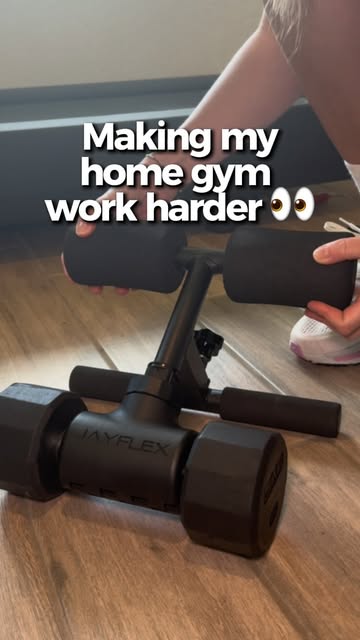 Slowly making my home gym work harder 💪 As a busy mom, having workout equipment that actually works for real life ma...