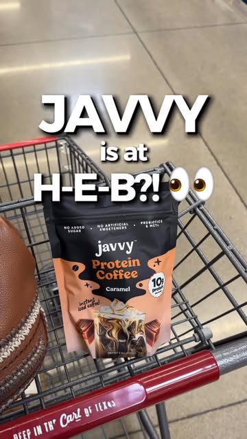 Wait… JAVVY IS AT H-E-B?! 👀☕️ Texas friends, @javvycoffee Protein Coffee is officially on H-E-B shelves! I obviously...