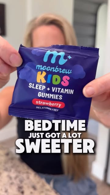 They have theirs. I have mine. 🌙💜 MoonBrew officially made gummies for KIDS! Their new melatonin-free Sleep + Vitam...