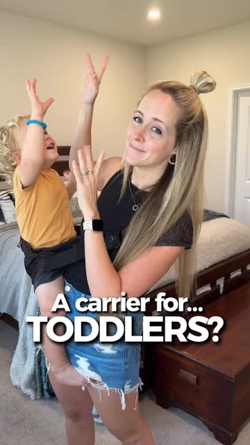 Apparently toddler carriers are a thing… and my arms are very thankful. 😂 My little guy has always been in the 99th...