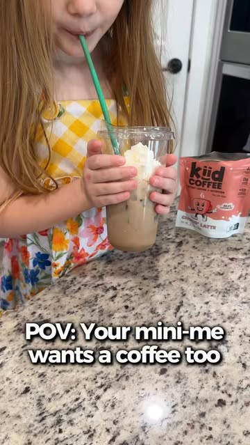 My favorite part of making my coffee might be that she wants her own little version now 🥹☕️🤎 There’s just something...