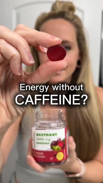 Looking for an easy way to support your energy without relying on caffeine? ☀️ I’ve been adding these Beetroot Gummie...