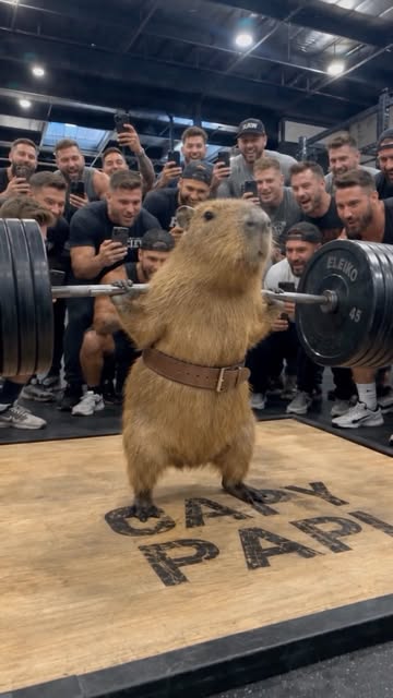 Capy Papi squat max PR 💪🔥
