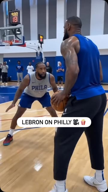 LeBron on Philly 🤯🍿 #lebron #philly #bron #nba #76ers