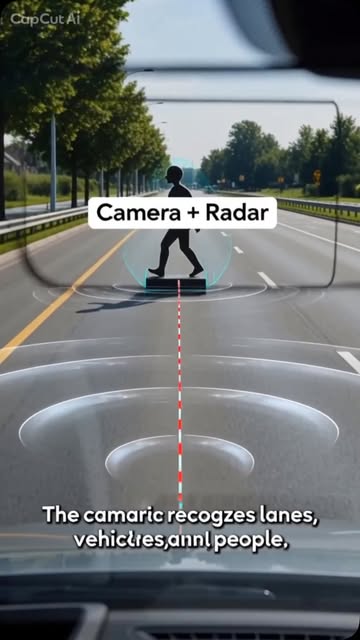 Car auto braking feature#viralai