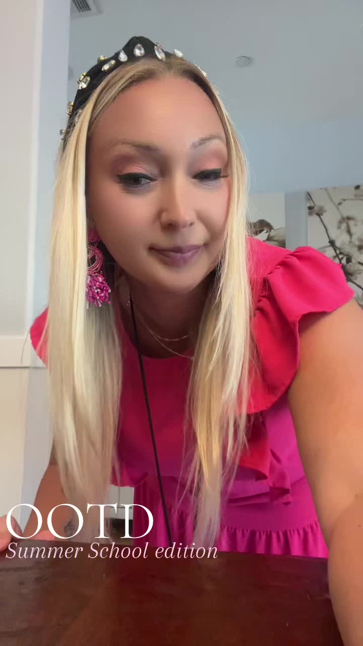 Teacher OOTD summer school edition part 1 #teachertok #shein #amazon #teacher #momsoftiktok #summer