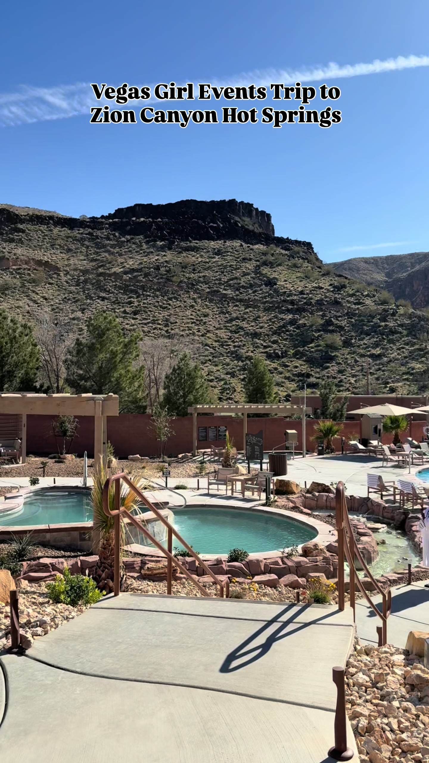 10/10 recommend a @Vegas Girl Events 🍒 trip to Zion Canyon Hot Springs🚌 Next trip is May 2nd😎 #travel #hotsprings...