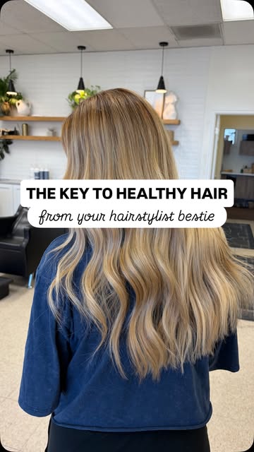 Another day recommending @follynutrition to everyone in my chair 🤗 Healthy hair isn’t always just your hair products...