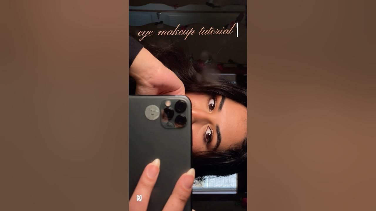 simple eye makeup tutorial 🖤🌟#shorts #viral #makeup #makeuptutorial #beauty #grwm #softglamlook