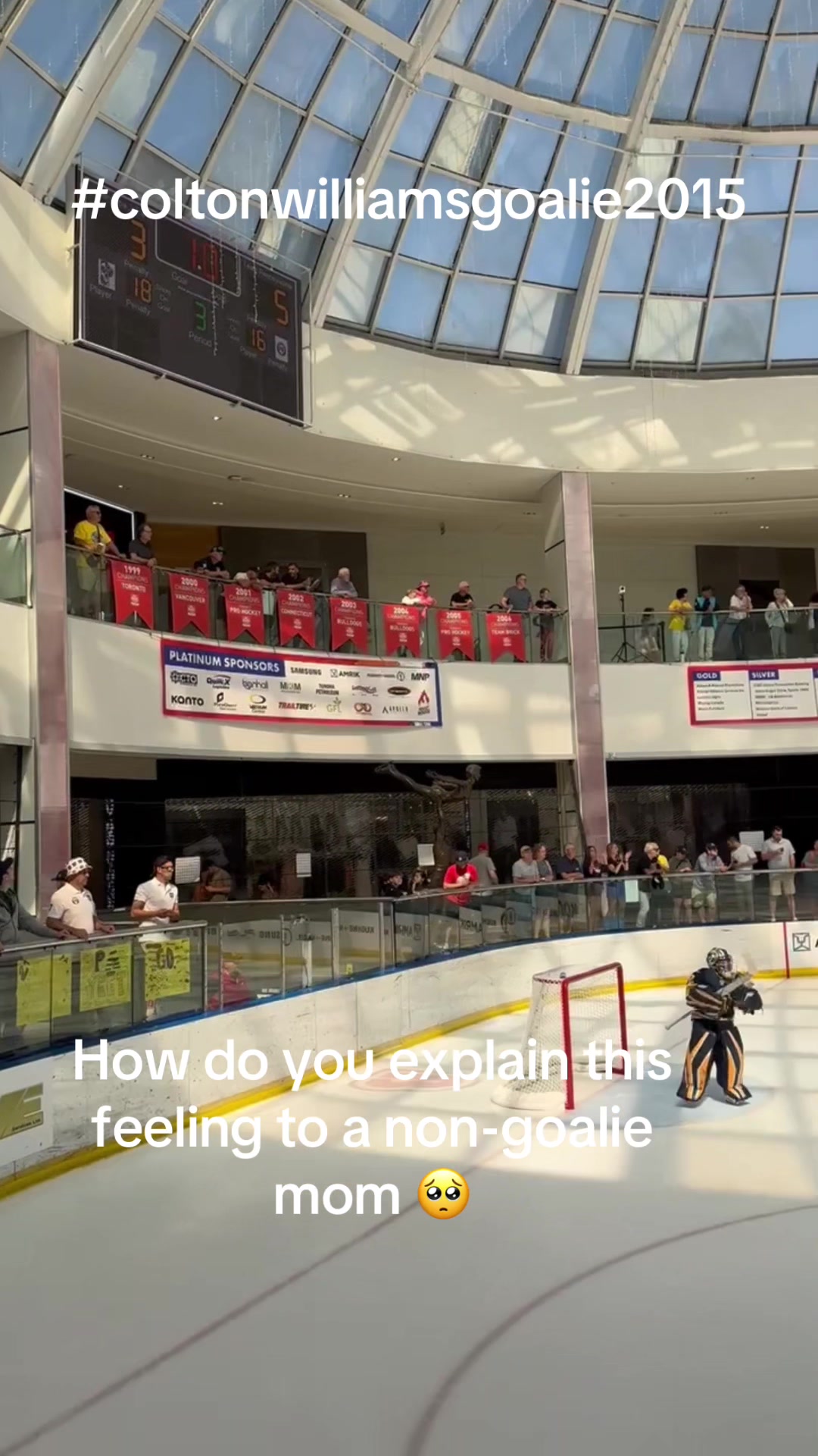 Being a goalie mom is a serious of highs and lows, but there is no way to describe those highs! #coltonwilliamsgoalie...