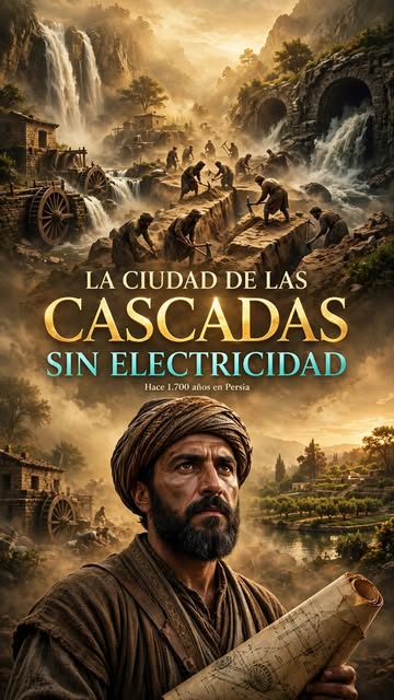 ¿Una fábrica entera funcionando sin electricidad ni motores? 💧 Hace unos 1.700 años, los ingenieros de Shushtar, en...