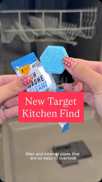 New Target Kitchen Find! Our new XL hextab was recently launched at @target to help deep clean your dishwasher. Avail...