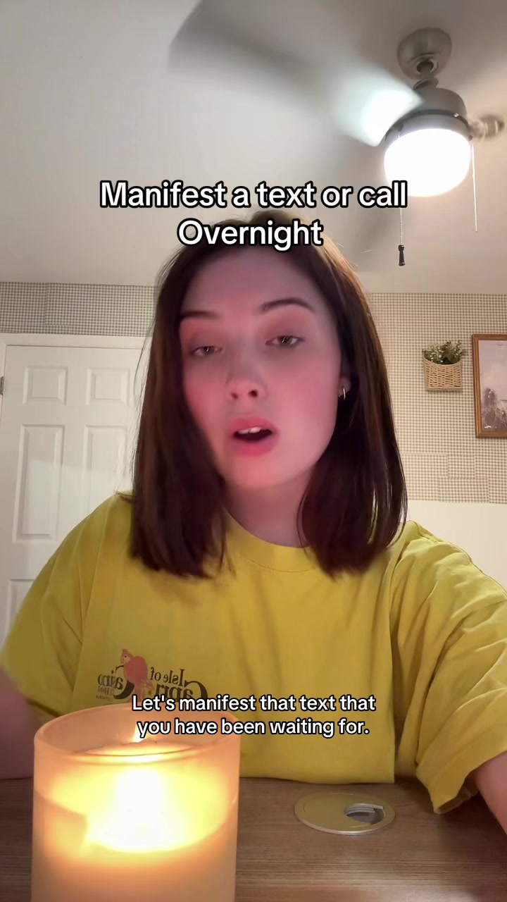 Manifest a text overnight #theayamethod #manifestation #obsessed