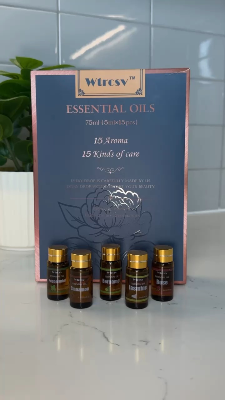 Essential oil set for your home diffuser