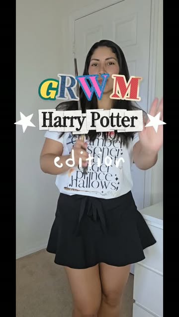 GRWM ✨ Harry Potter Edition 🪄 Arreglo conmigo pa' un día mágico — ¿de qué casa eres tú? 👇 #GRWM #HarryPotter #Wizar...