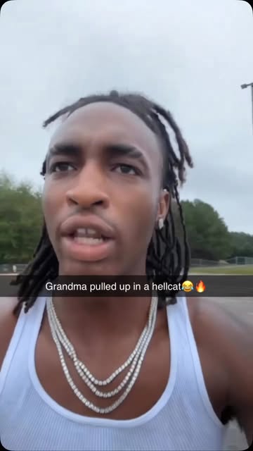 GranGran got motion😂 #hellcat #srt #mopar #grandma #funny