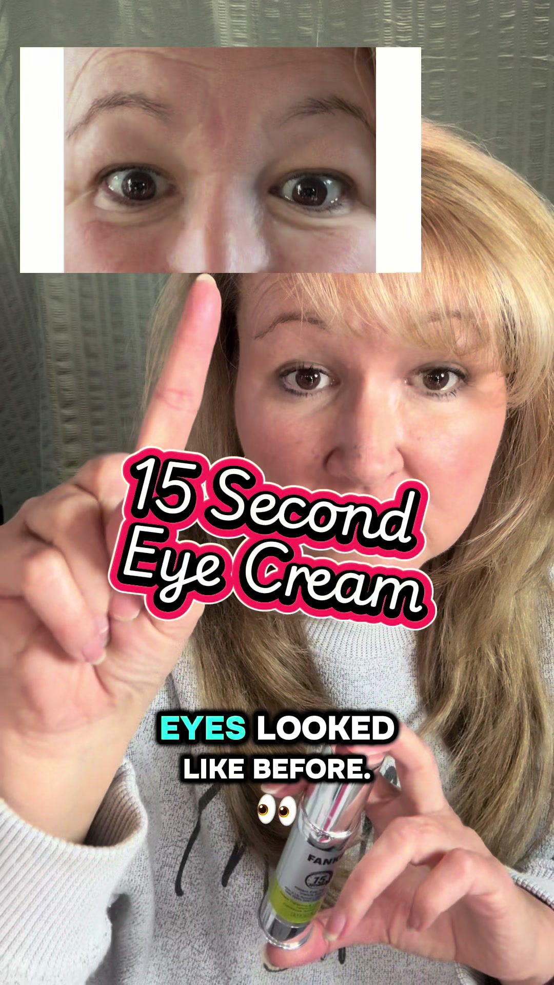 Fankr 15s Eye Cream#eyecream #wrinklereduction #puffyeyes #fankr #antiageing