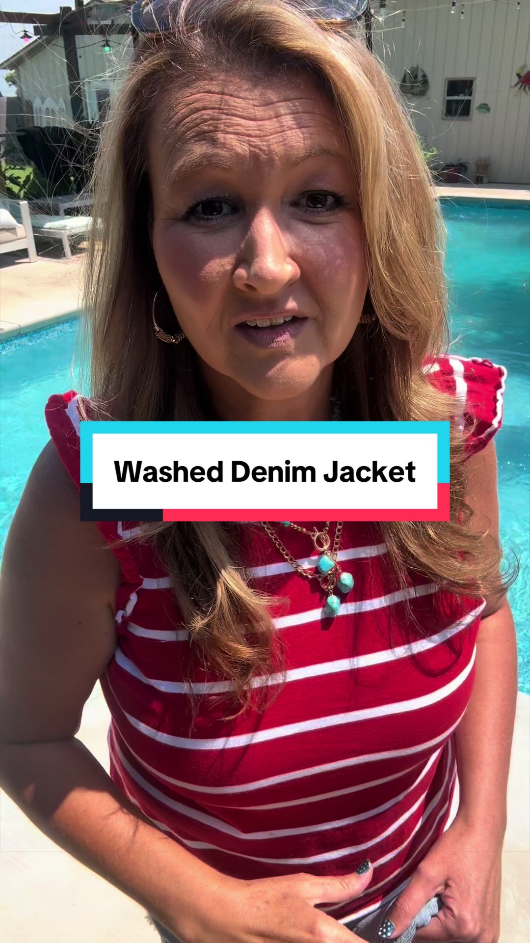 Washed Denim Jacket #denim #denimjacket #jeanjacket #summerjacket #falljacket