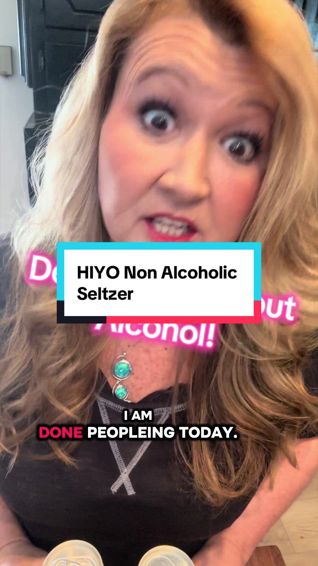 HIYO non-alcoholic social seltzer#nonalcoholicbeverage #seltzer #adaptogendrink #noortropics #hiyo