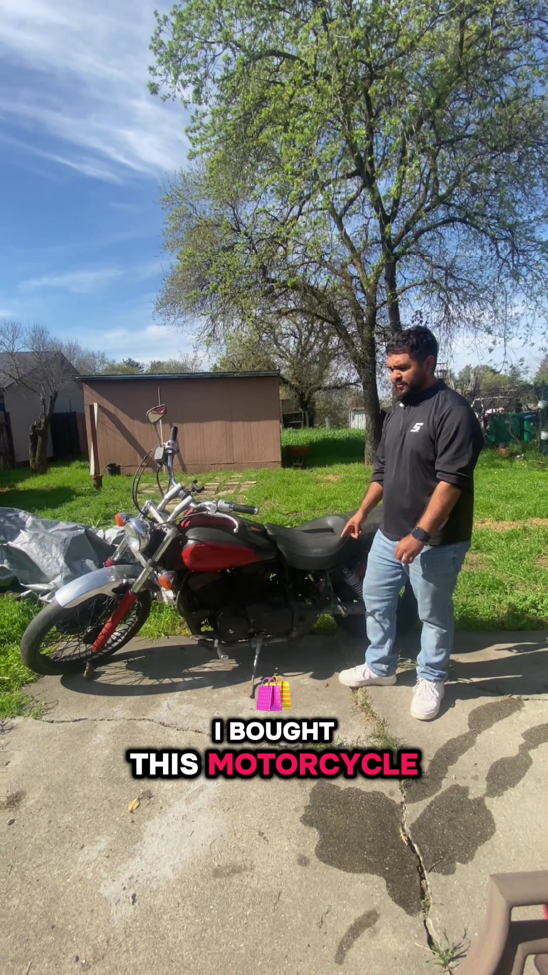 What’s next? 🤷🏻‍♂️ #mechanicsoftiktok #fyp #hondashadow750 #projectbike #facebookmarketplacefinds