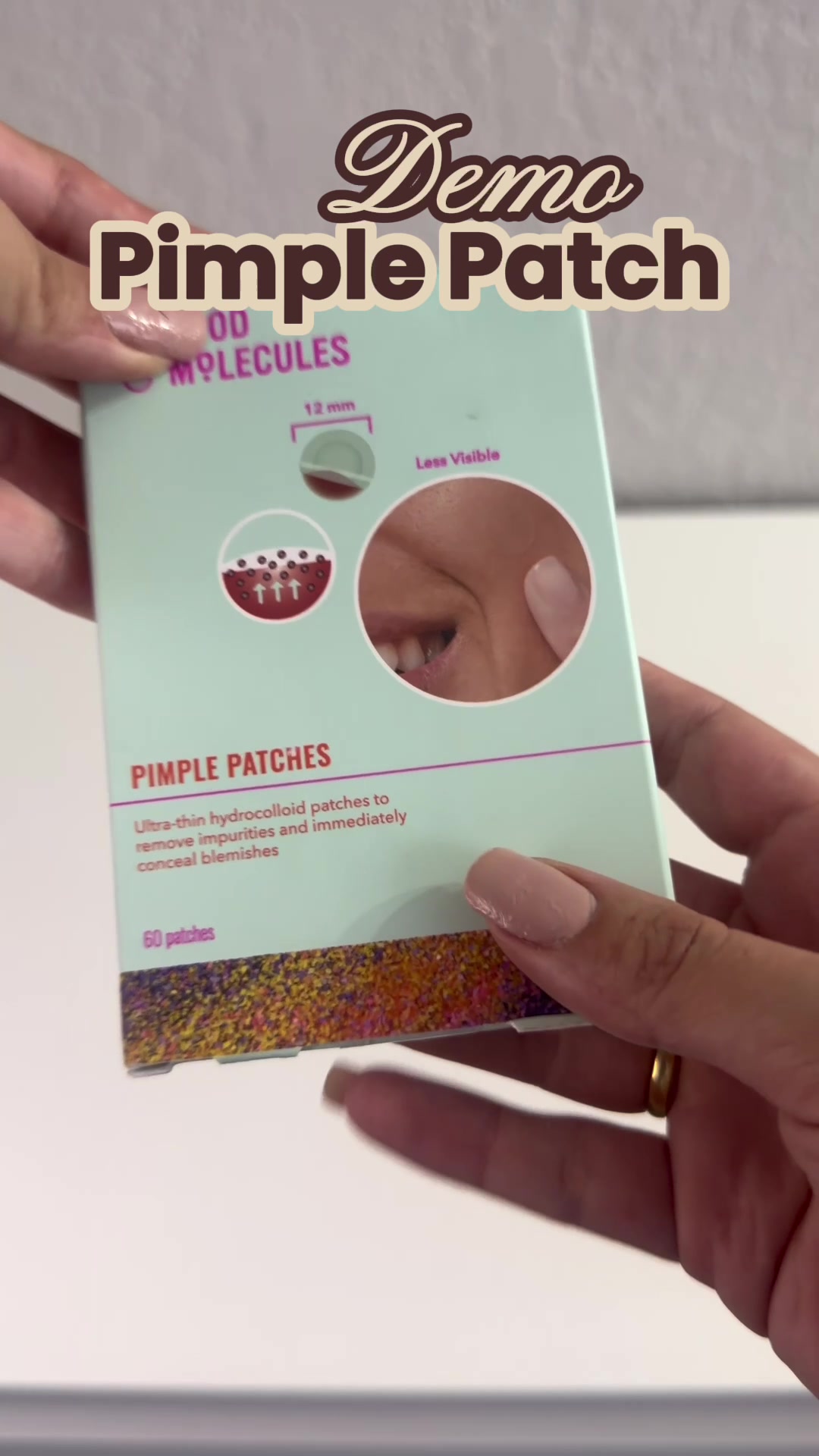 Pimple patch demo. Portfolio sample. #ugccreator #pimplepatches #ugcportfolio