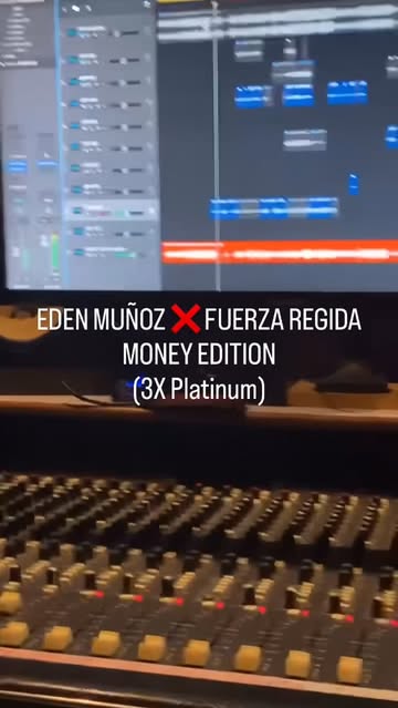 Gracias @edenmunoz & @fuerzaregida por darme la oportunidad de haber podido grabarles MONEY EDITION! #behindthelens #...