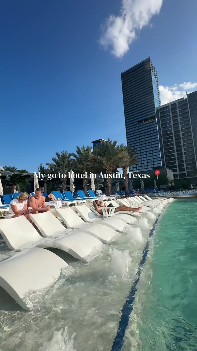@Fairmont Hotels & Resorts in Austin, Texas 📍📍 The interior may be even more beautiful and elegant than the pool so...