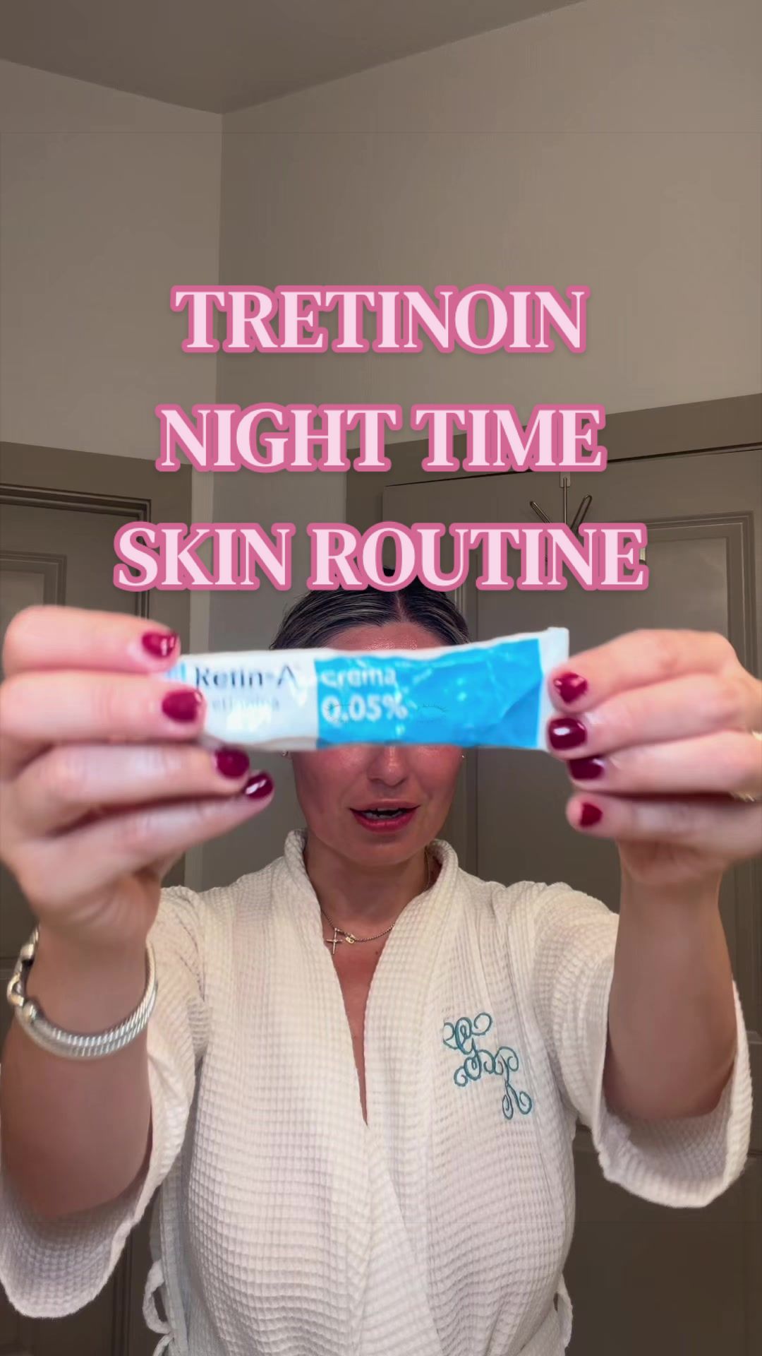 Tretinoin Night Time Routine @Weleda @Trilipiderm @Bubble Skincare @Estée Lauder 💕🫶🏼🩵