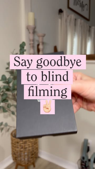 Say goodbye to blind filming ✌️ This little magnetic screen mirrors my back camera so I can actually see myself while...