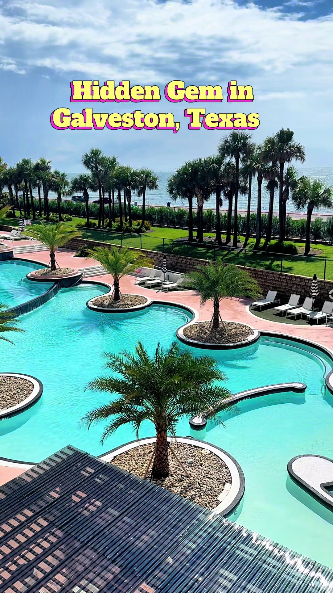 I forgot I was in Galveston! Amazing location, friendly stuff so many amenities did I mention a lazy river!!?! Family...