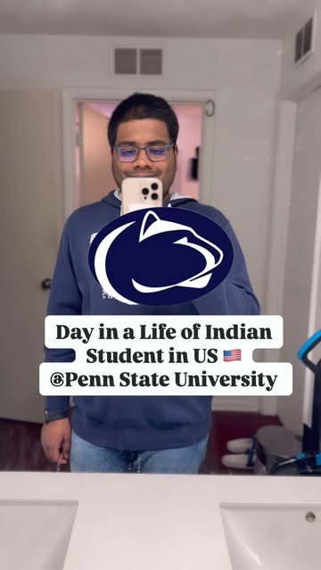 🌟 Every day is a new grind @pennstate ! 🇺🇸📚 @psubarstool Balancing studies, fitness, and a healthy routine while...