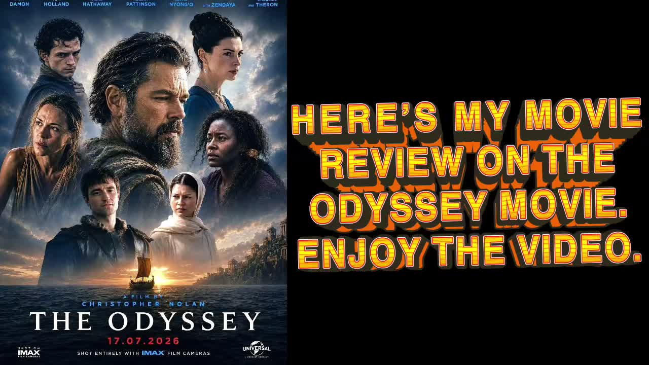Here is my movie review on the odyssey movie. I give it 8/10! Enjoy my movie review.@Regal Salisbury @The Odyssey Movie