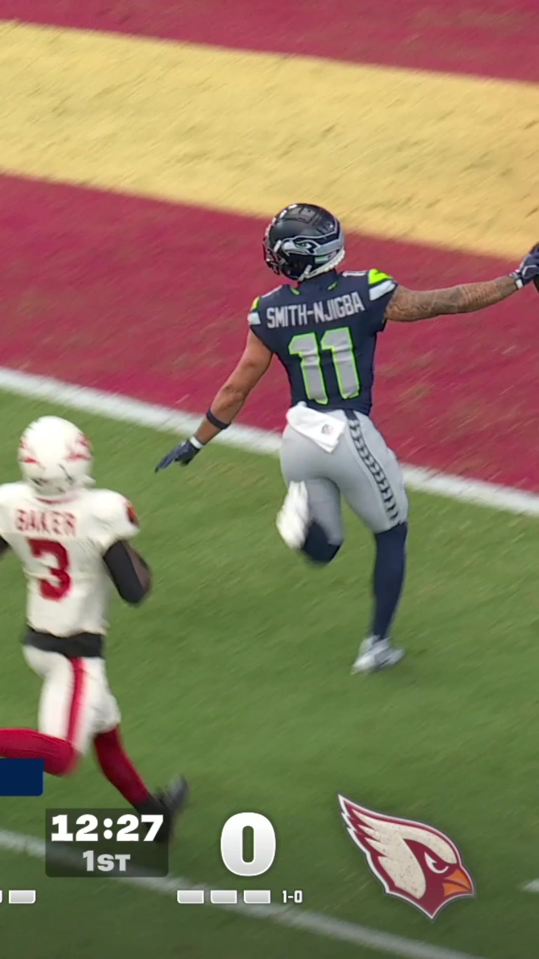 that route was NASTY 😲 #jaxonsmithnjigba #seattleseahawks #nfl