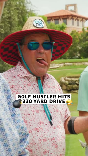 How to hustle a hustler: Step 1: Top your first drive Step 2: Blast one for 330yds and stick the green Catch the Hust...