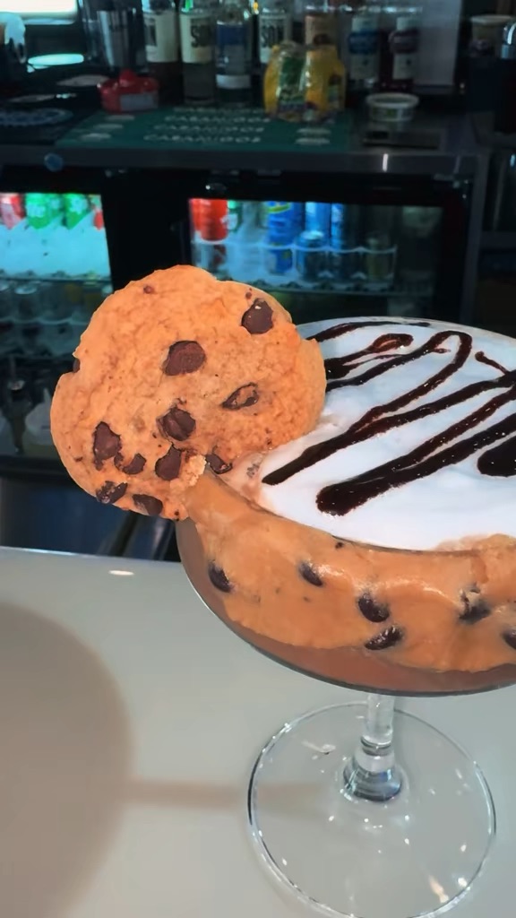 Chocolate chip cookie dough espresso martini!