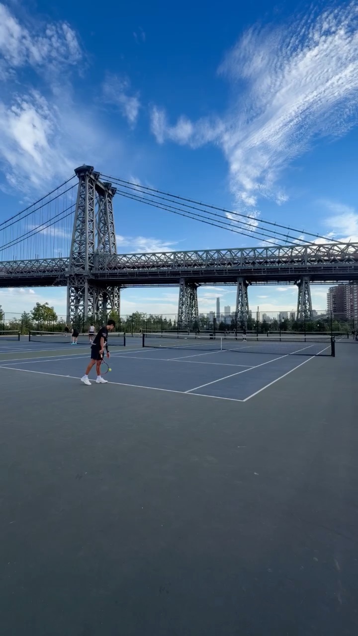 Low Cortisol Tennis - Brian Watkins scenic courts - nyc