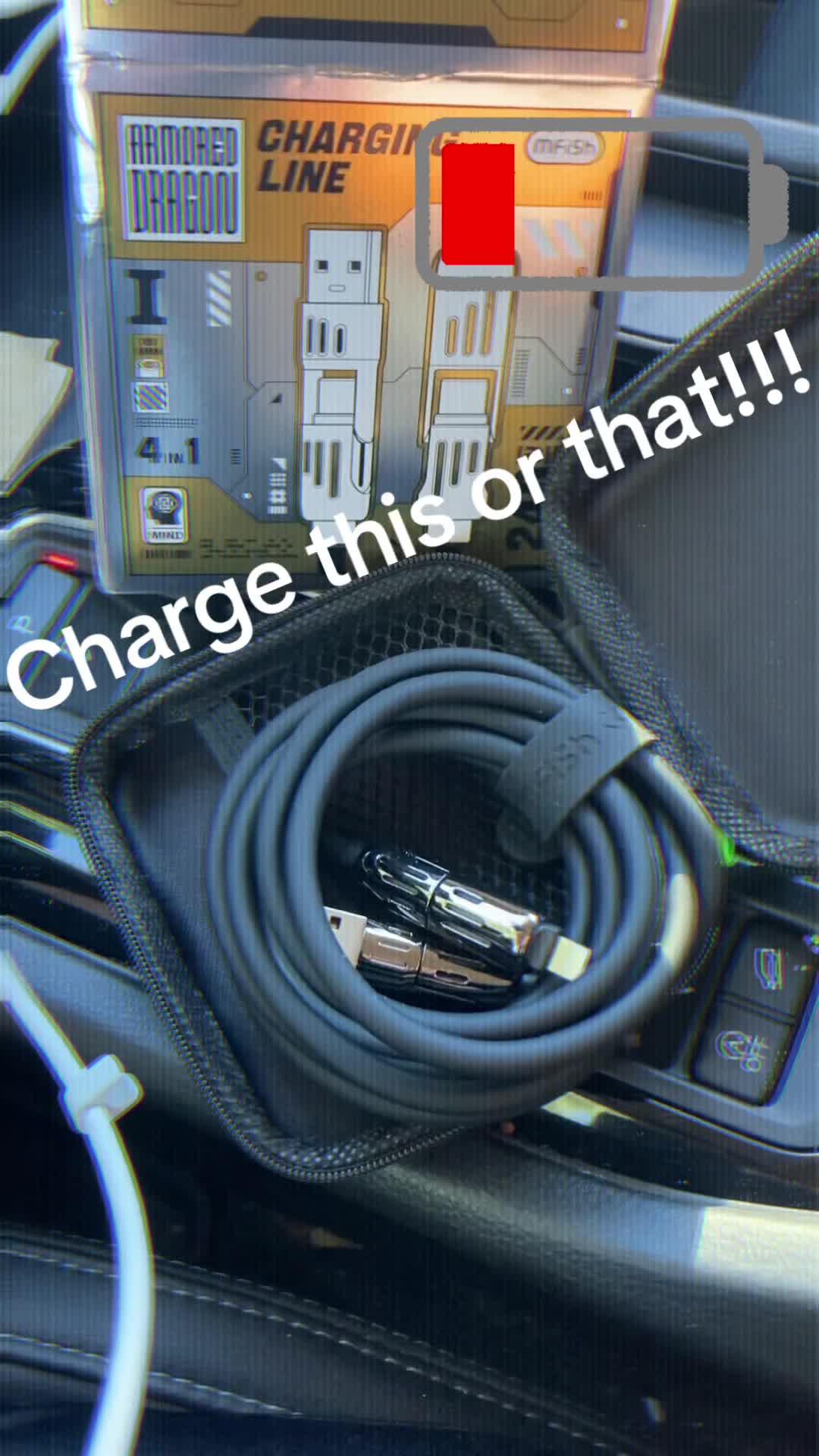 4-in-1 Connectivity Combines four different connections into one cable for comprehensive charging and data management...