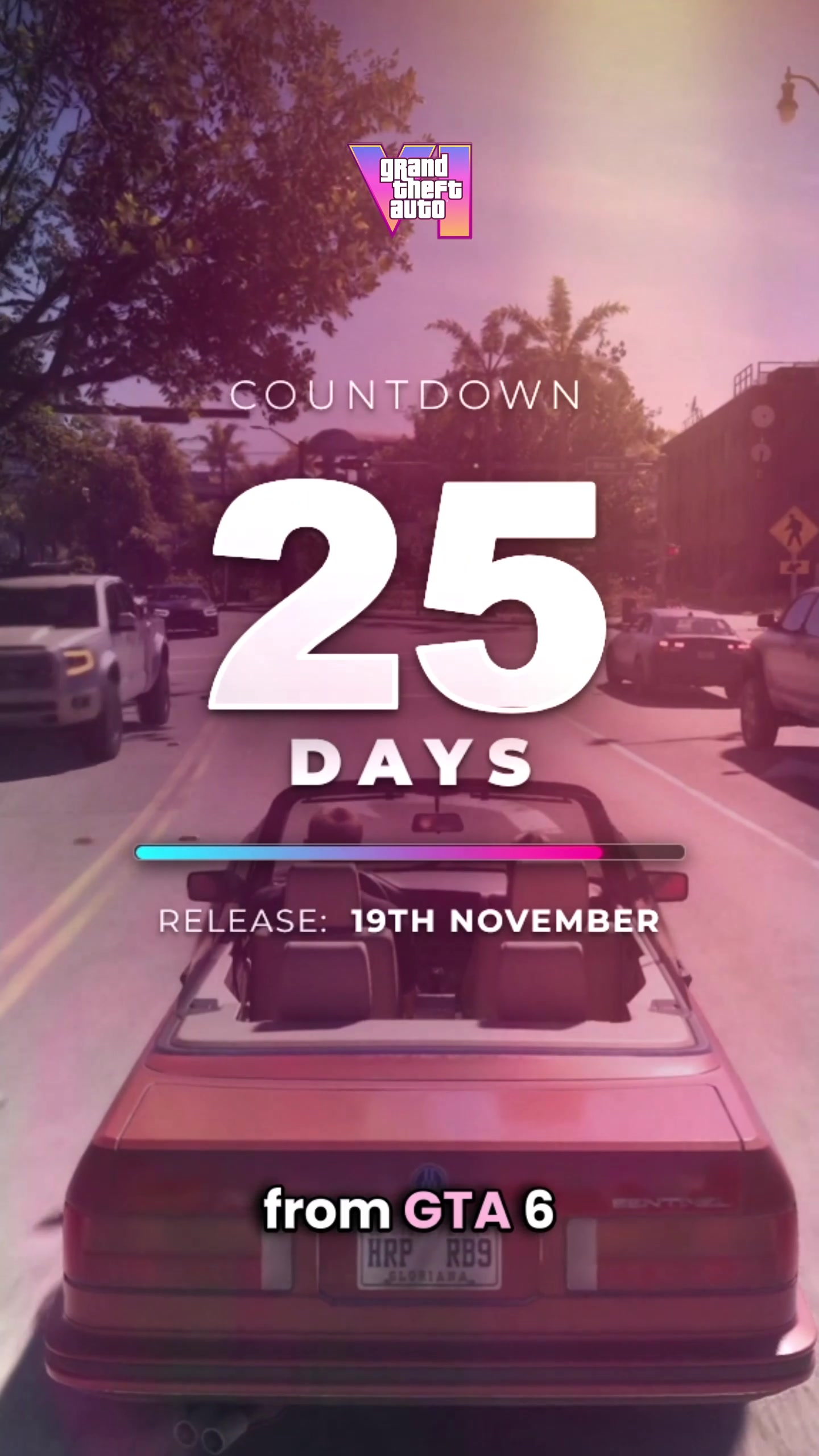 25 days to GTA VI 🌴🚨 NPCs will actually record your actions on their phones and post them online. Commit a crime, a...