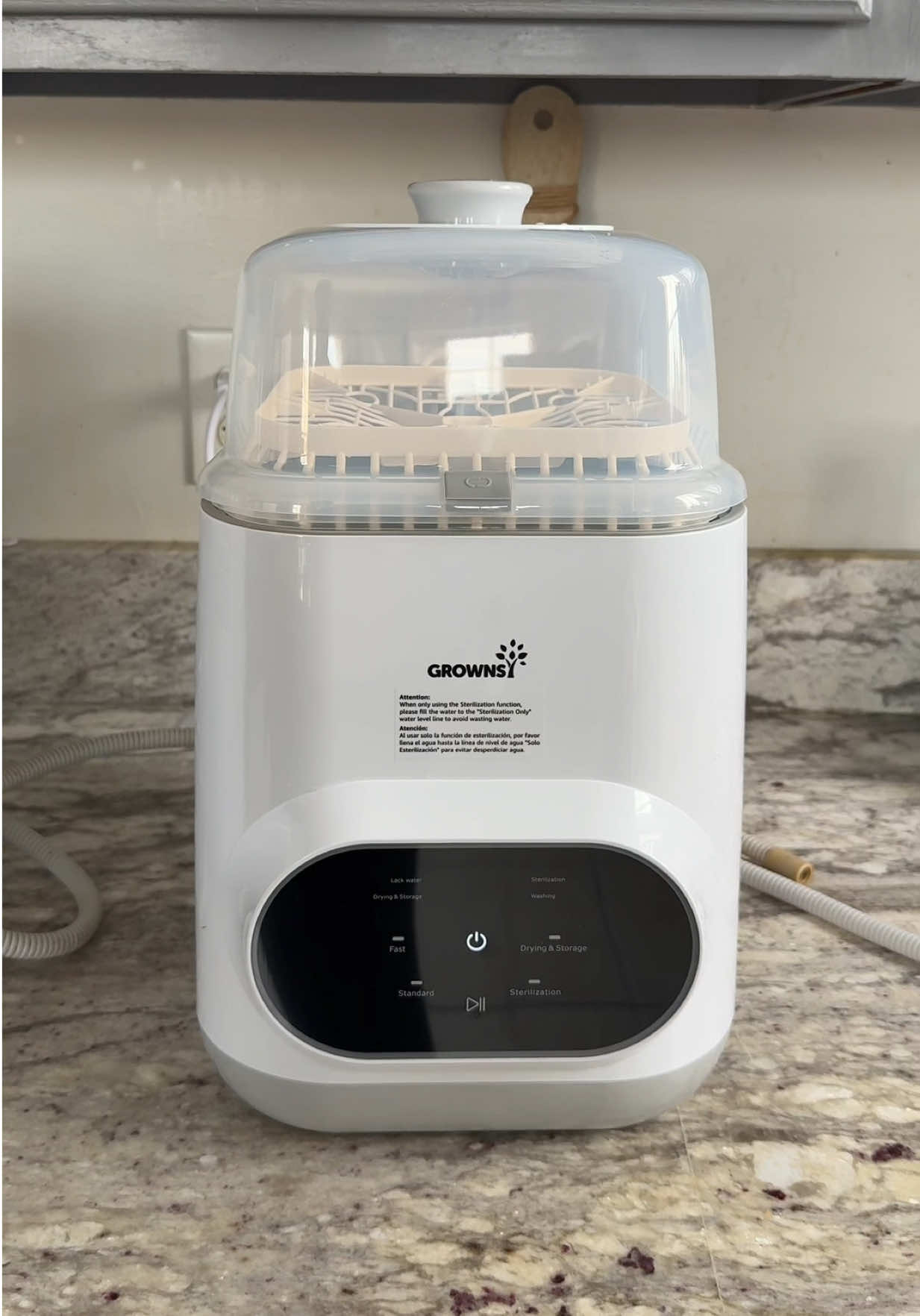 I’ve been loving this bottle washer, no more scrubbing bottles by hand! #grownsy #grownsybottlewasher #bottlewasher #...