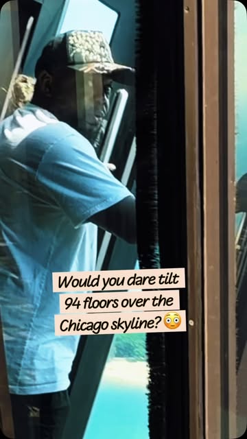 Save this before your Chicago trip! Would you ever tilt 94 floors over Chicago, or are you staying firmly on the grou...